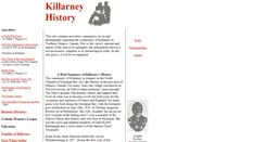 Desktop Screenshot of killarneyhistory.com