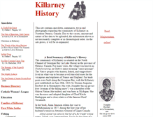 Tablet Screenshot of killarneyhistory.com